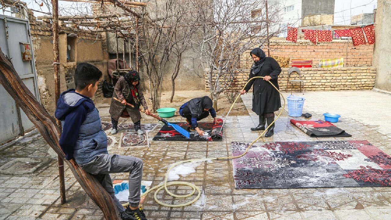 لزوم مصرف مسئولانه آب در سنت خانه تکانی